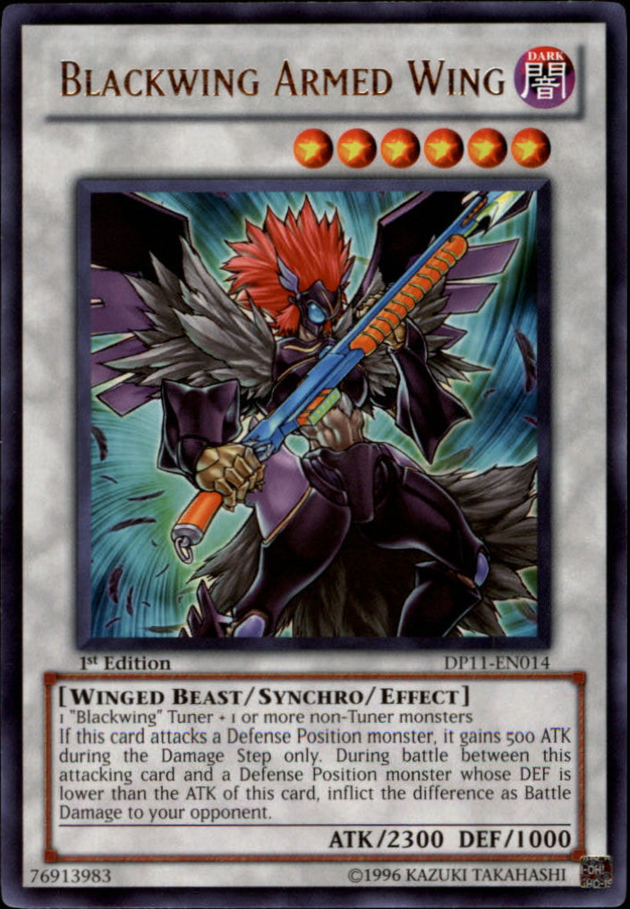 Blackwing Armed Wing [DP11-EN014] Rare | Card Merchant Takapuna