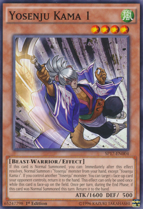 Yosenju Kama 1 [SP17-EN004] Common | Card Merchant Takapuna