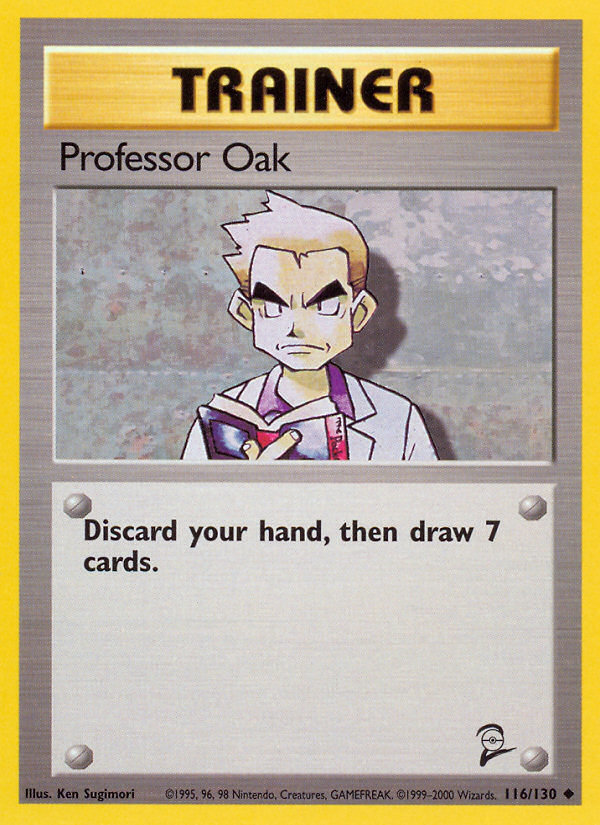 Professor Oak (116/130) [Base Set 2] | Card Merchant Takapuna