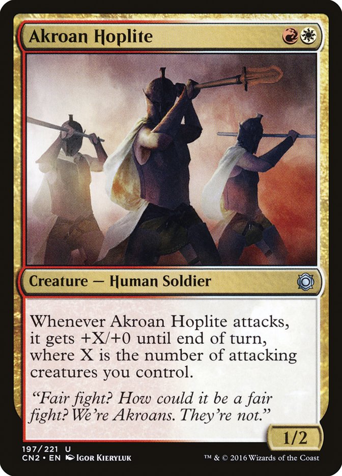 Akroan Hoplite [Conspiracy: Take the Crown] | Card Merchant Takapuna