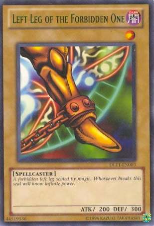 Left Leg of the Forbidden One (Green) [DL11-EN003] Rare | Card Merchant Takapuna