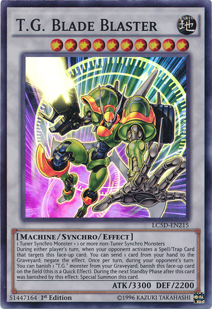 T.G. Blade Blaster [LC5D-EN215] Super Rare | Card Merchant Takapuna