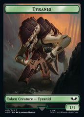 Tyranid (017) // Tyranid Gargoyle Double-Sided Token (Surge Foil) [Warhammer 40,000 Tokens] | Card Merchant Takapuna