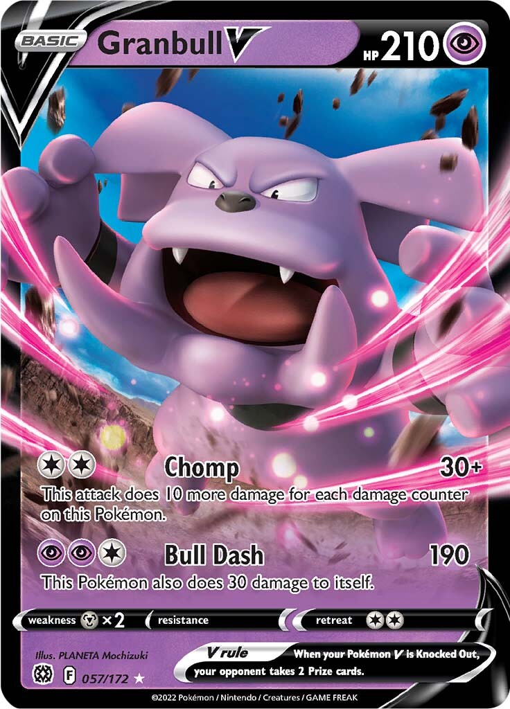 Granbull V (057/172) [Sword & Shield: Brilliant Stars] | Card Merchant Takapuna