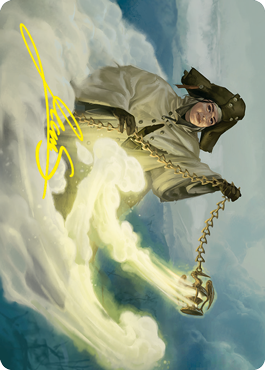 Traveling Minister Art Card (Gold-Stamped Signature) [Innistrad: Crimson Vow Art Series] | Card Merchant Takapuna