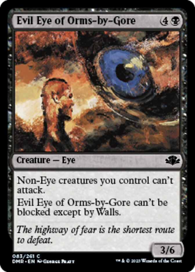 Evil Eye of Orms-by-Gore [Dominaria Remastered] | Card Merchant Takapuna