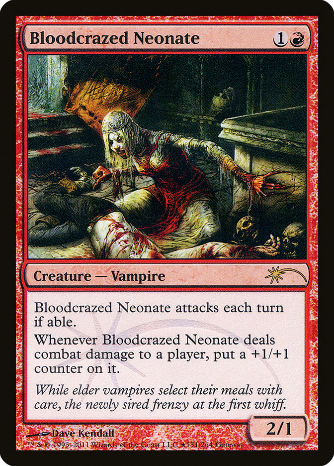 Bloodcrazed Neonate [Wizards Play Network 2011] | Card Merchant Takapuna