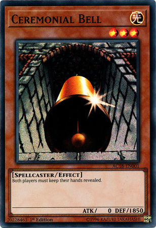 Ceremonial Bell [AC18-EN001] Super Rare | Card Merchant Takapuna