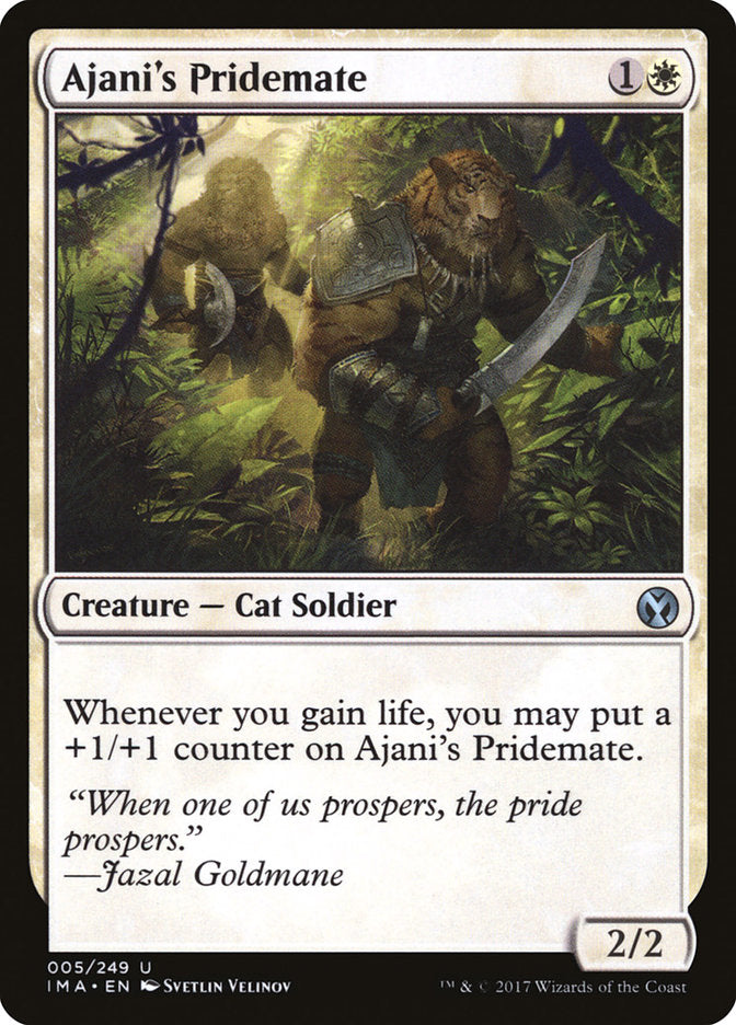 Ajani's Pridemate [Iconic Masters] | Card Merchant Takapuna