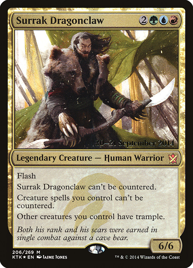 Surrak Dragonclaw [Khans of Tarkir Prerelease Promos] | Card Merchant Takapuna