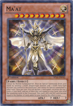 Ma'at [SP14-EN042] Starfoil Rare | Card Merchant Takapuna