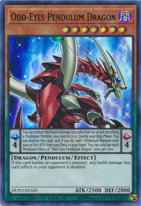 Odd-Eyes Pendulum Dragon [DUPO-EN105] Ultra Rare | Card Merchant Takapuna