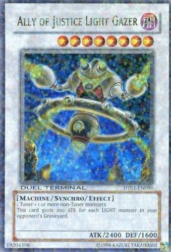 Ally of Justice Light Gazer [DT01-EN090] Ultra Rare | Card Merchant Takapuna