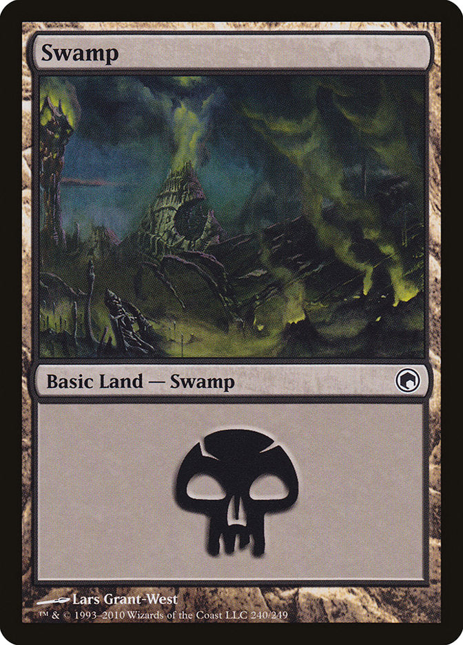 Swamp (240) [Scars of Mirrodin] | Card Merchant Takapuna