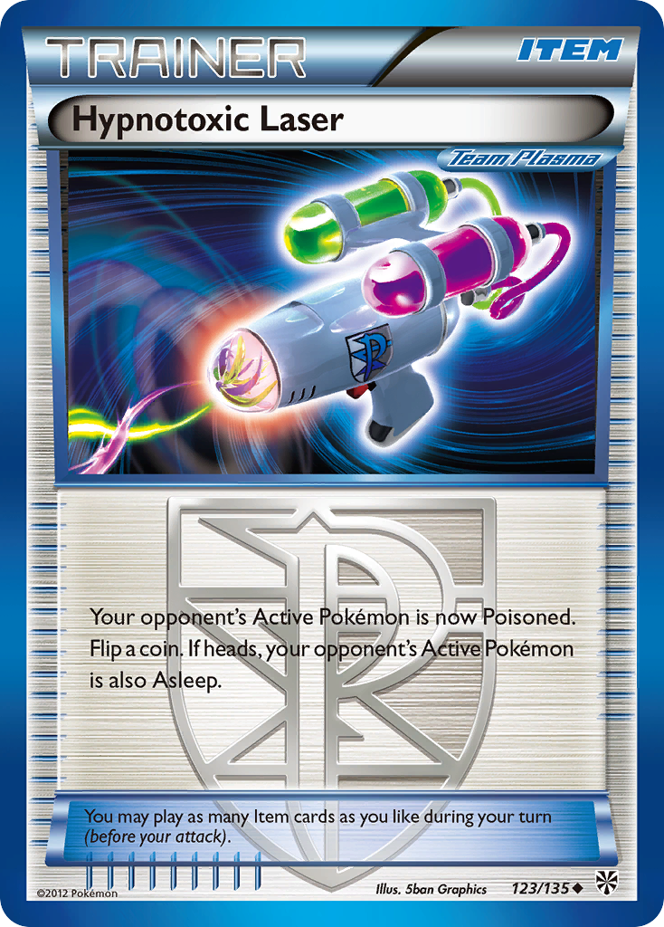 Hypnotoxic Laser (123/135) [Black & White: Plasma Storm] | Card Merchant Takapuna