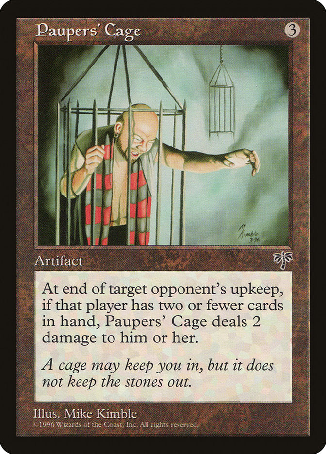 Paupers' Cage [Mirage] | Card Merchant Takapuna