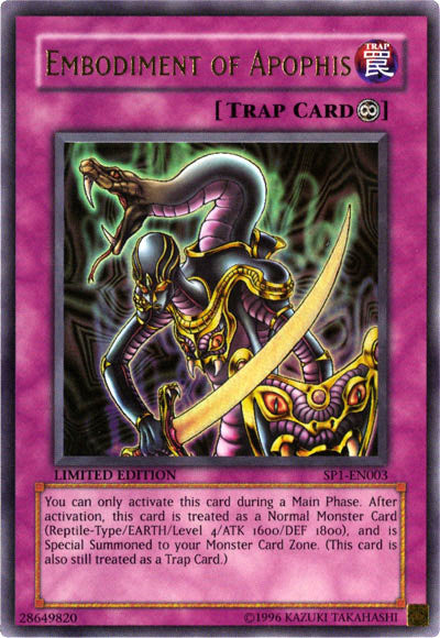 Embodiment of Apophis [SP1-EN003] Ultra Rare | Card Merchant Takapuna