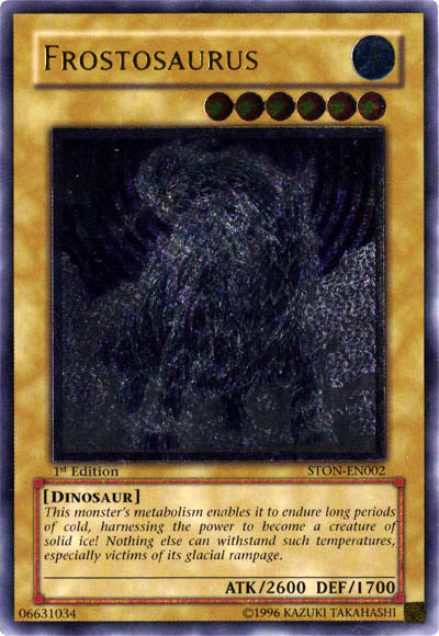 Frostosaurus [STON-EN002] Ultimate Rare | Card Merchant Takapuna