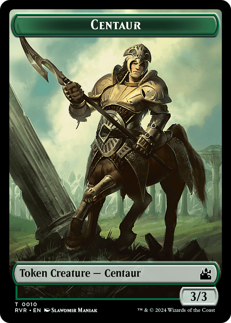 Centaur Token [Ravnica Remastered Tokens] | Card Merchant Takapuna