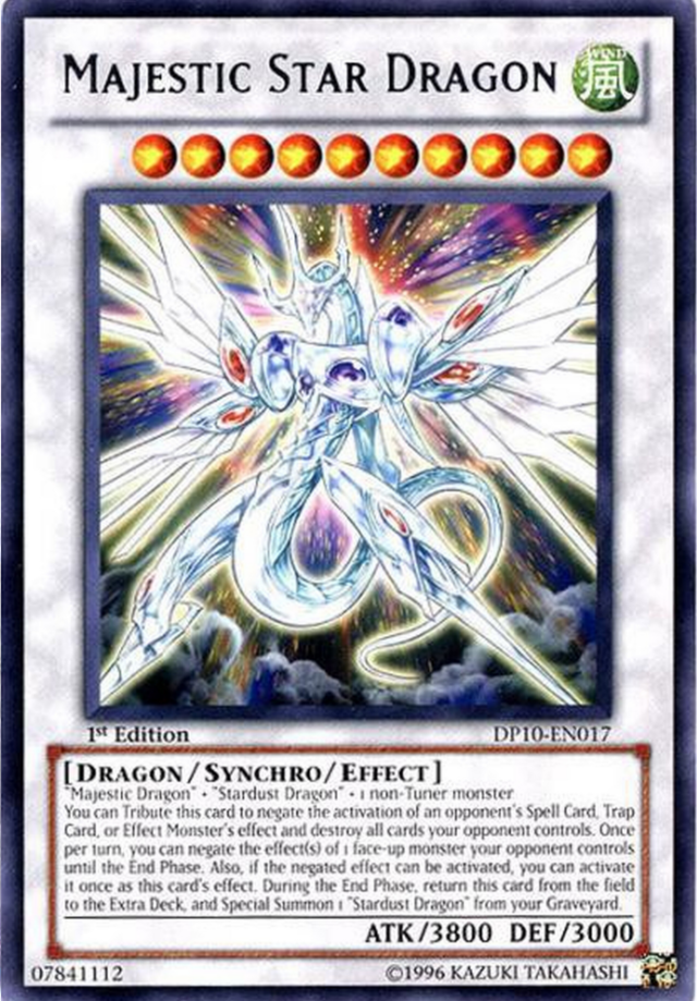 Majestic Star Dragon [DP10-EN017] Rare | Card Merchant Takapuna