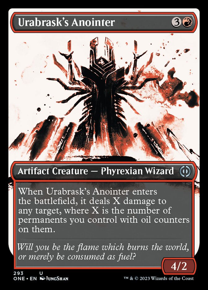 Urabrask's Anointer (Showcase Ichor) [Phyrexia: All Will Be One] | Card Merchant Takapuna