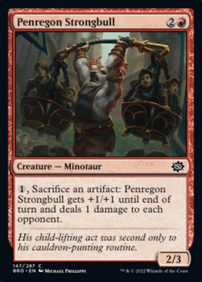 Penregon Strongbull [The Brothers' War] | Card Merchant Takapuna