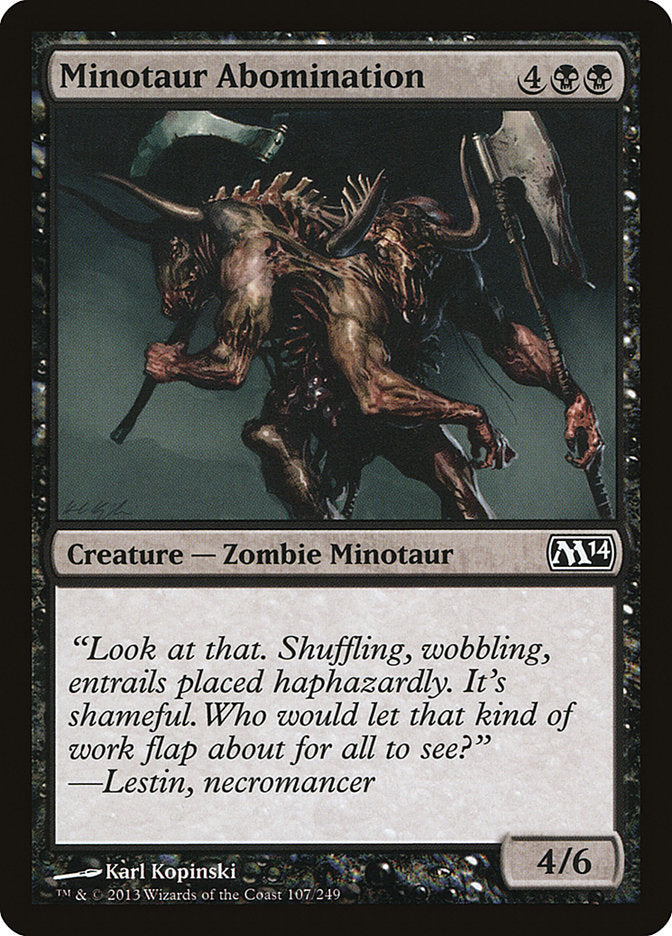 Minotaur Abomination [Magic 2014] | Card Merchant Takapuna