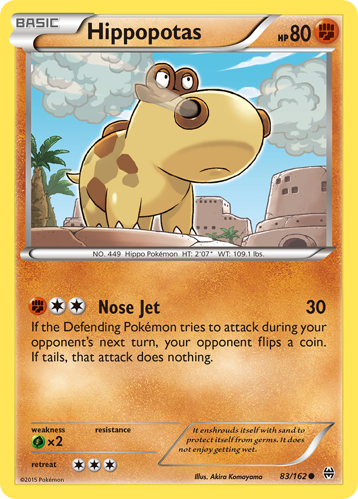 Hippopotas (83/162) [XY: BREAKthrough] | Card Merchant Takapuna