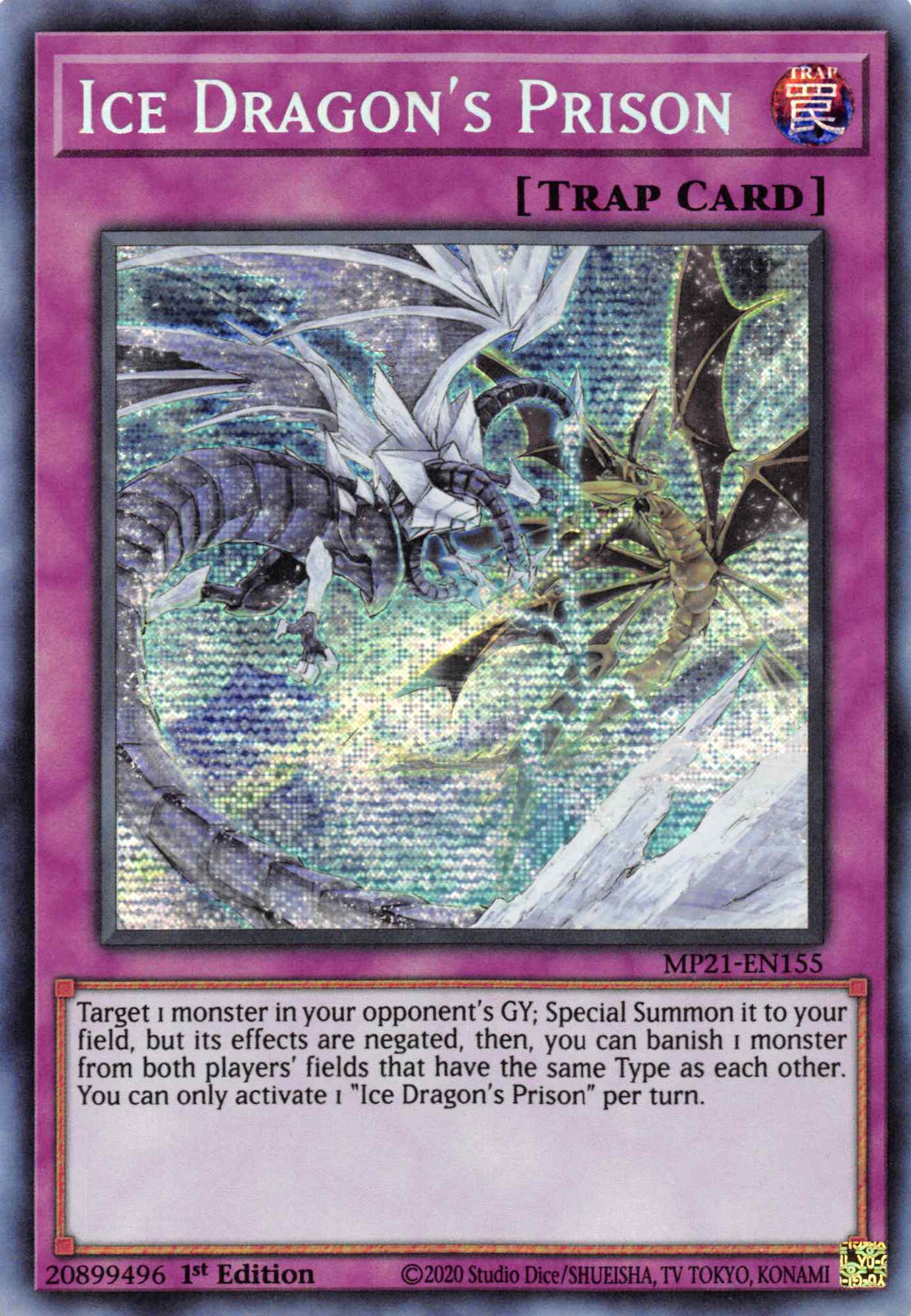 Ice Dragon's Prison [MP21-EN155] Prismatic Secret Rare | Card Merchant Takapuna