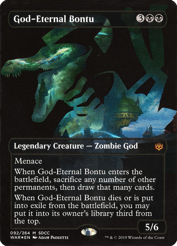 God-Eternal Bontu [San Diego Comic-Con 2019] | Card Merchant Takapuna