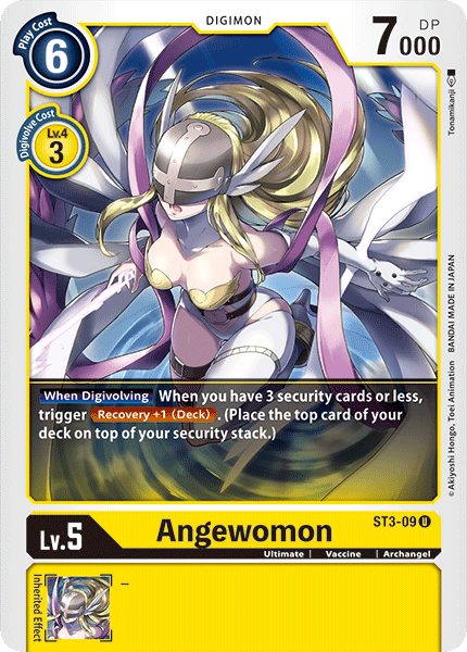 Angewomon [ST3-09] [Starter Deck: Heaven's Yellow] | Card Merchant Takapuna