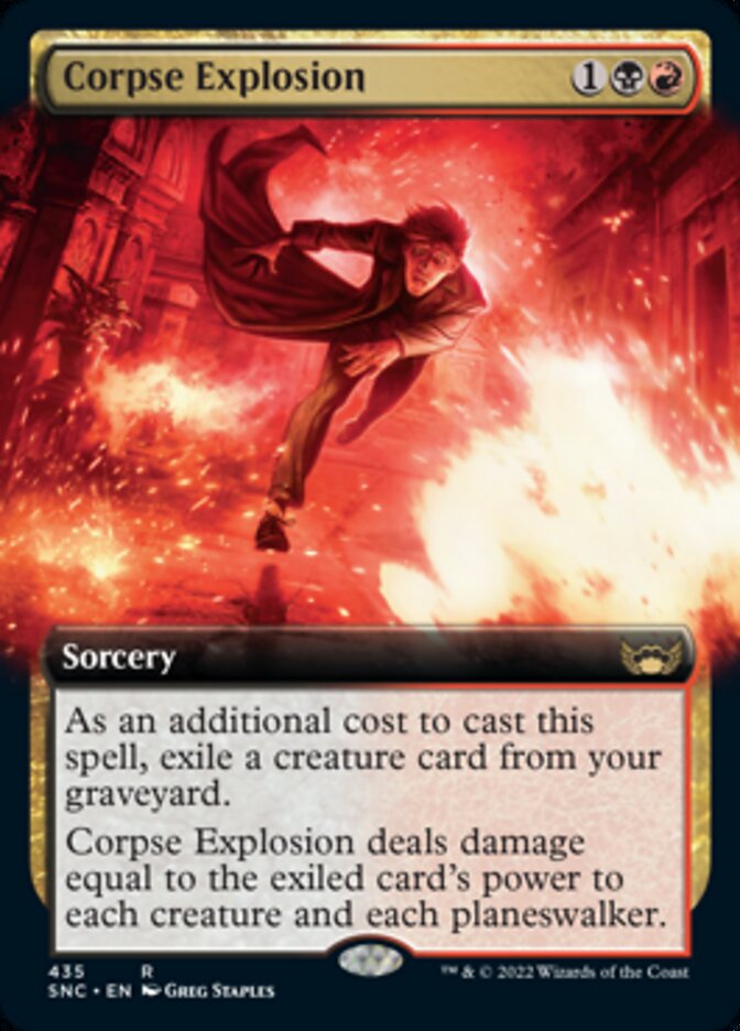 Corpse Explosion (Extended Art) [Streets of New Capenna] | Card Merchant Takapuna