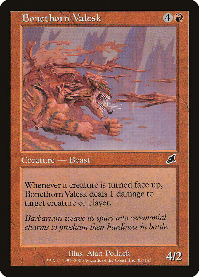 Bonethorn Valesk [Scourge] | Card Merchant Takapuna