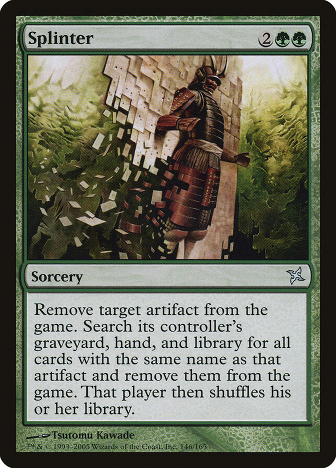 Splinter [Betrayers of Kamigawa] | Card Merchant Takapuna