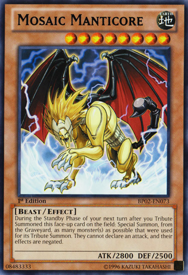 Mosaic Manticore [BP02-EN073] Mosaic Rare | Card Merchant Takapuna