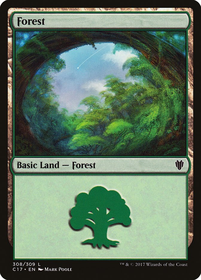 Forest (308) [Commander 2017] | Card Merchant Takapuna