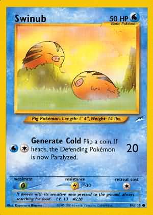 Swinub (84/105) [Neo Destiny Unlimited] | Card Merchant Takapuna