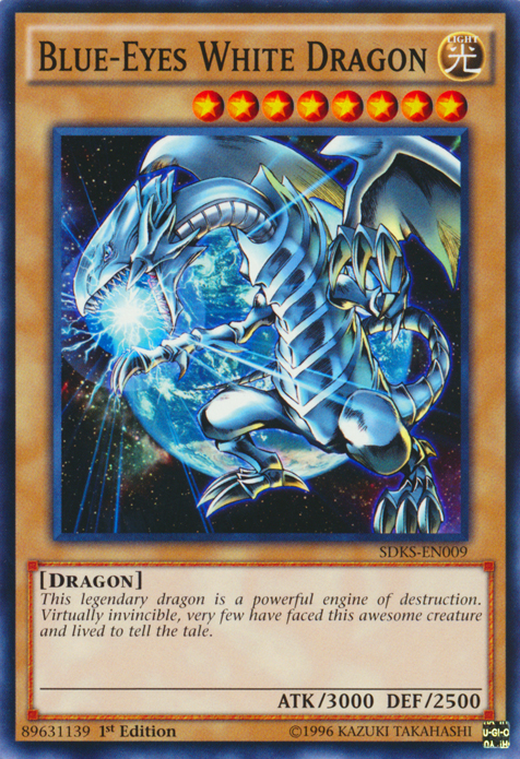 Blue-Eyes White Dragon [SDKS-EN009] Common | Card Merchant Takapuna