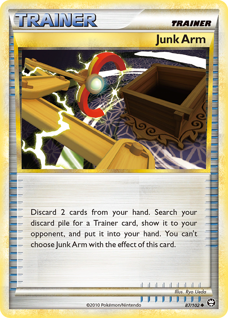 Junk Arm (87/102) [HeartGold & SoulSilver: Triumphant] | Card Merchant Takapuna