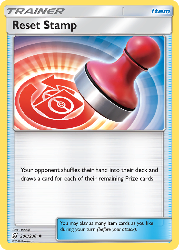 Reset Stamp (206/236) [Sun & Moon: Unified Minds] | Card Merchant Takapuna