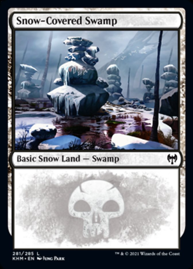 Snow-Covered Swamp (281) [Kaldheim] | Card Merchant Takapuna