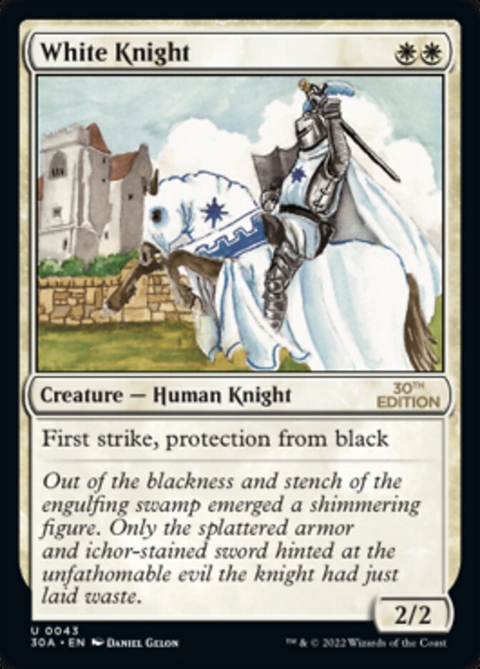 White Knight [30th Anniversary Edition] | Card Merchant Takapuna