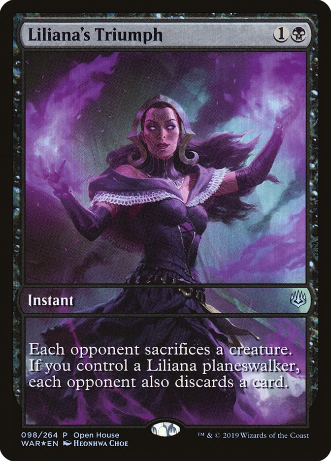 Liliana's Triumph (Open House) [War of the Spark Promos] | Card Merchant Takapuna