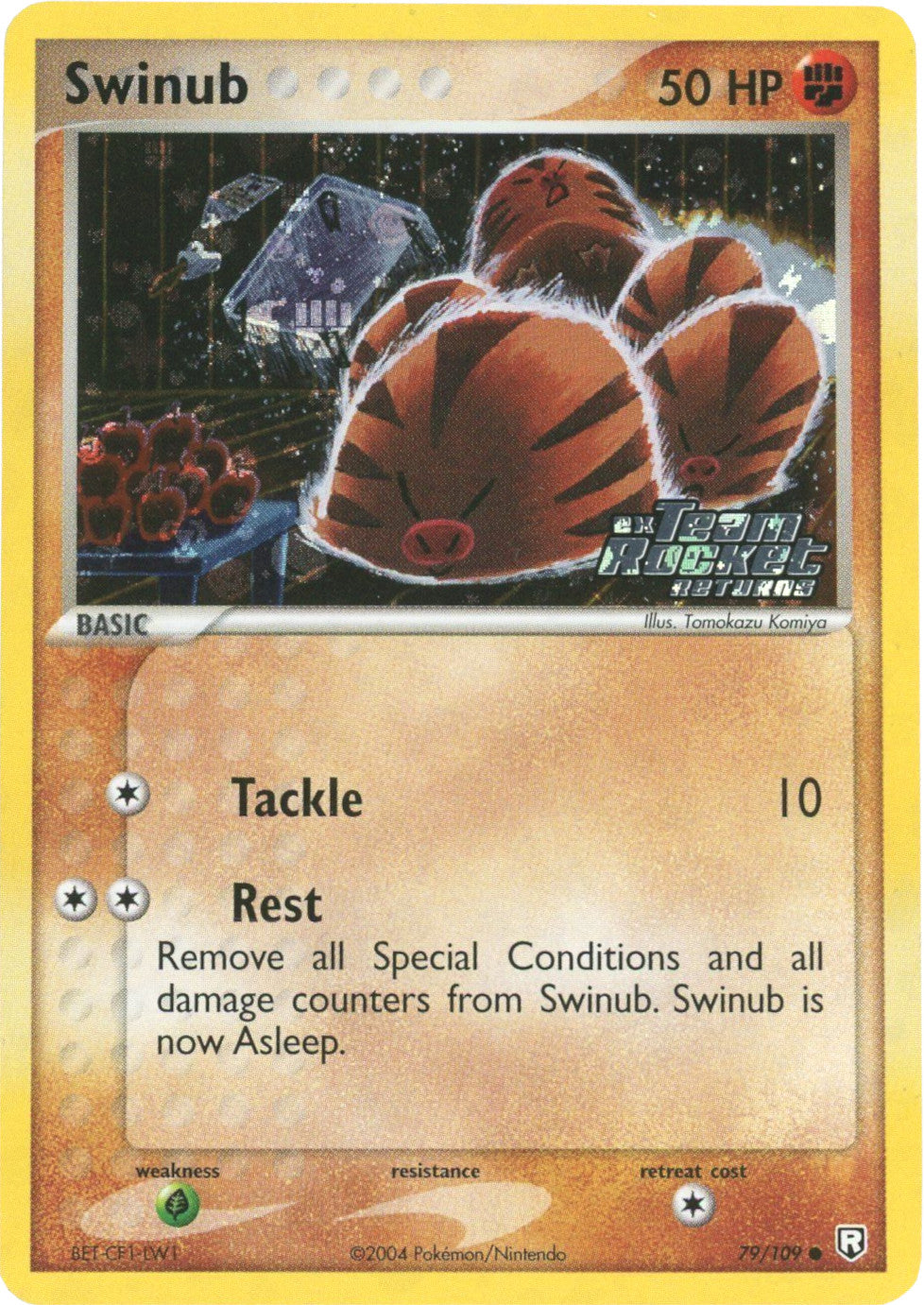 Swinub (79/109) (Stamped) [EX: Team Rocket Returns] | Card Merchant Takapuna