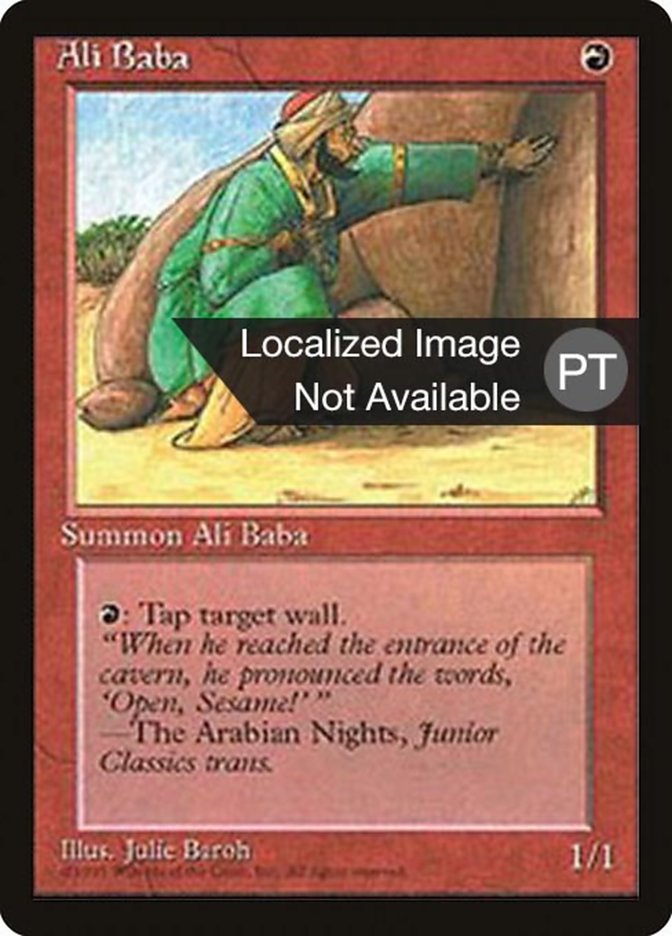 Ali Baba [Fourth Edition (Foreign Black Border)] | Card Merchant Takapuna