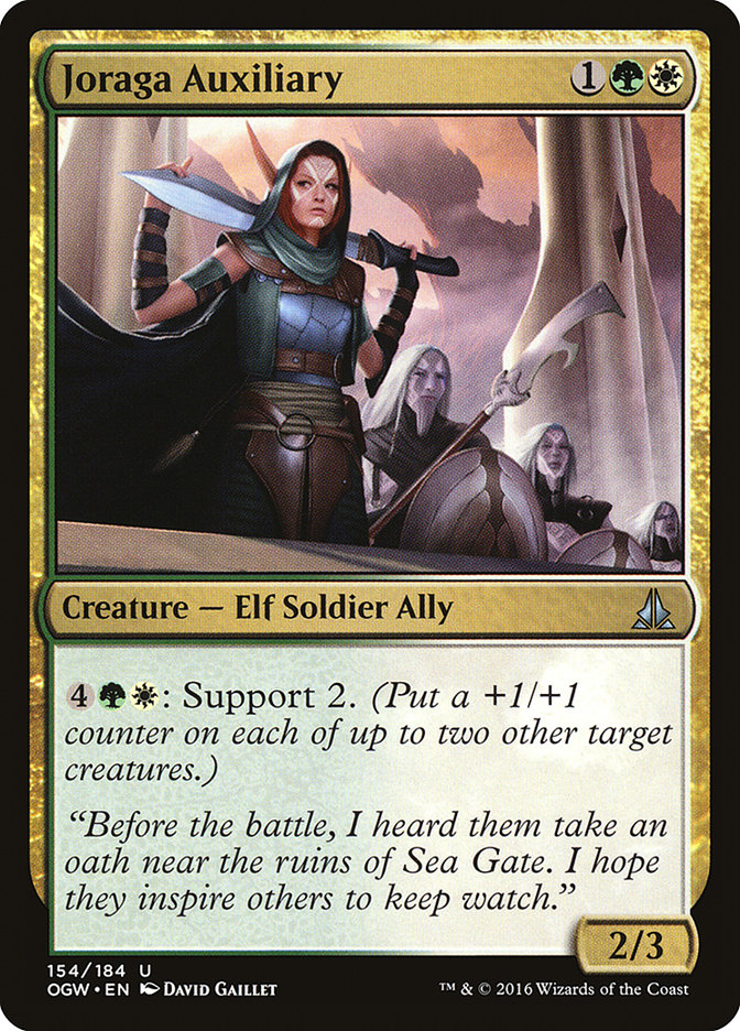 Joraga Auxiliary [Oath of the Gatewatch] | Card Merchant Takapuna