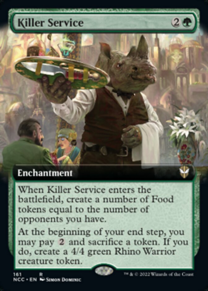 Killer Service (Extended Art) [Streets of New Capenna Commander] | Card Merchant Takapuna