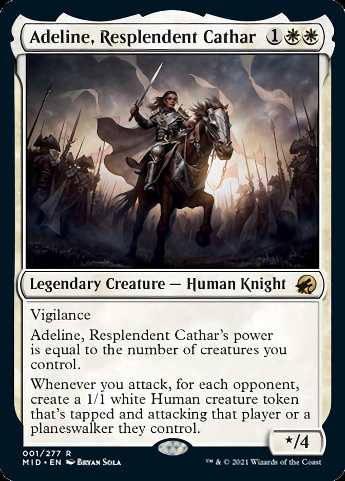 Adeline, Resplendent Cathar [Innistrad: Midnight Hunt] | Card Merchant Takapuna