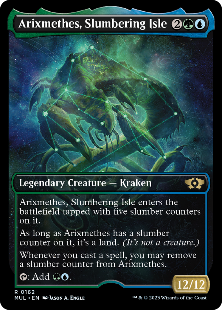 Arixmethes, Slumbering Isle (Halo Foil) [Multiverse Legends] | Card Merchant Takapuna