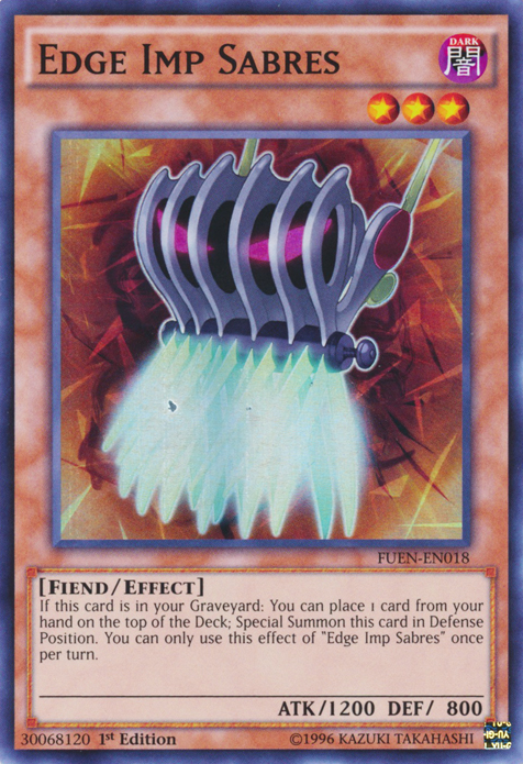 Edge Imp Sabres [FUEN-EN018] Super Rare | Card Merchant Takapuna